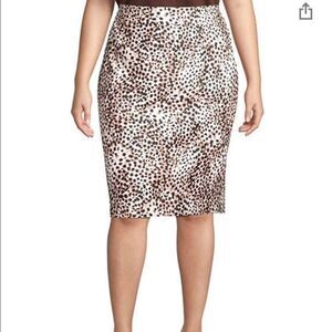 Lord & Taylor Pencil Skirt Plus Sze 20W Khaki Sand